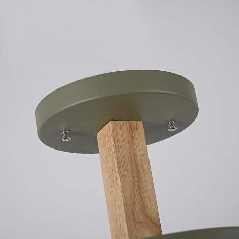 Потолочная люстра Wi-Fi на штанге Turna L6 Khaki By ImperiumLoft Turna-B01 (LED, 220V, голосовое управление, умный дом - Алиса)