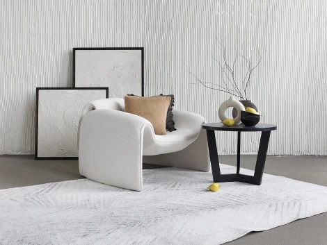 Стол журнальный Joker 590 ОГОГО 810650 (серый, черный)