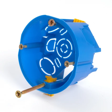 Подрозетник синий Stekker 39351