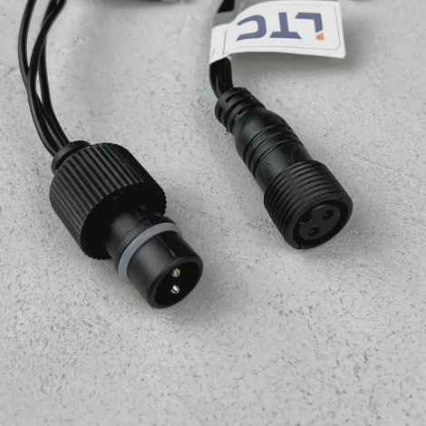 Гирлянда Бахрома 4,9 x 0,5 м красная 220В, 240 LED, провод черный ПВХ, IP54 Laitcom PIL240-11-2R