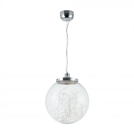 Подвесной светильник Freya Isabel FR6157-PL-24W-TR (LED, 220V, на проводе, шар)