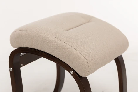 Пуф Leset Лион универсальный (Фанера,Шпон,Рогожка/Орех) арт.4687206374027