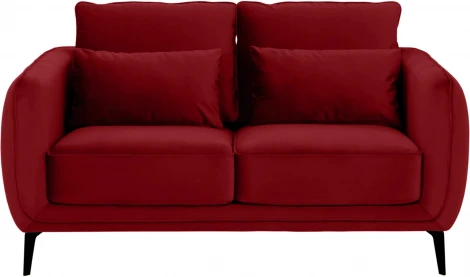 Диван Amsterdam двухместный ОГОГО (арт.342689), (Ткань/Бордовый)