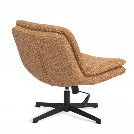 Кресло лаунж Oslo/Осло крестовина, велюр/букле, VT shape amber Tetchair 25435