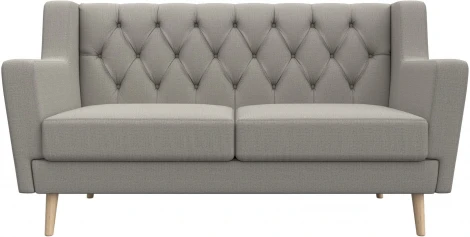 Диван кухонный прямой Брайтон 2 Люкс (Бежевый/Рогожка) Лига Диванов арт.122446