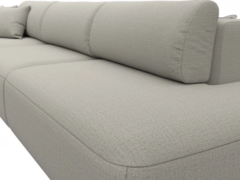 Диван угловой Лига-036 НПБ Модерн Лонг левый угол Лига Диванов (Рогожка) арт.125470L