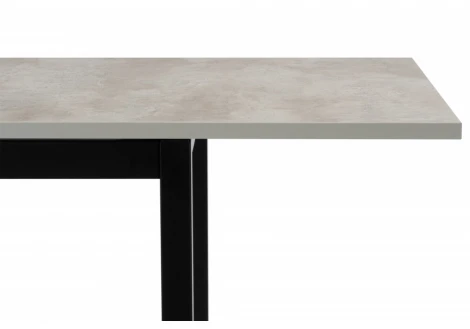 Кухонный стол Woodville Жаклин 120(170)x68 раздвижной лдсп / бетон метрополитен