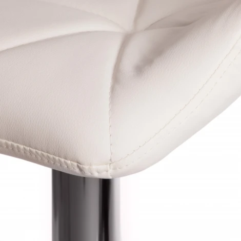 Стул барный BIAGGIO (mod. KY717) / 1 шт. в упаковке (Металл,Экокожа /Белый,Хром)