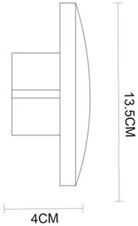 Настенный светильник Arte Lamp Nimbo A1506AP-1WG