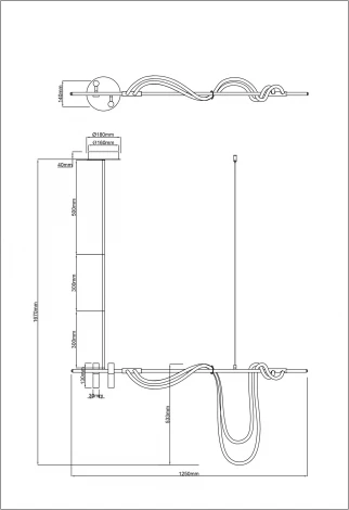 Подвесной светильник Arte Lamp Klimt A2850SP-45PB