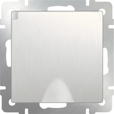 Розетка влагозащ. с зазем. с защит. крышкой и шторками (перламутровый рифленый) Werkel W1171213 (a051173)