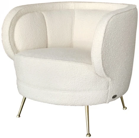 Кресло Garda Decor ZW-852 WH (Хром/Белый)