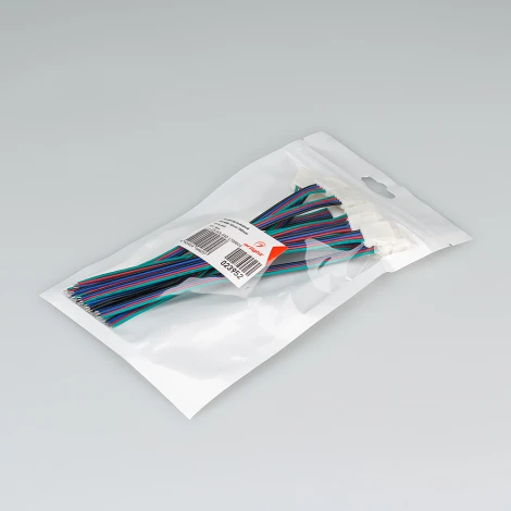 Коннектор выводной FIX-RGB-10mm-150mm-X1 (4-pin) 023952