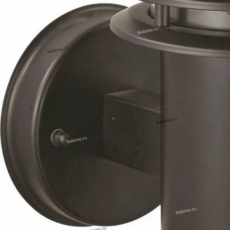 Бра уличное Horoz Palmiye, 1 плафон, черный с прозрачным