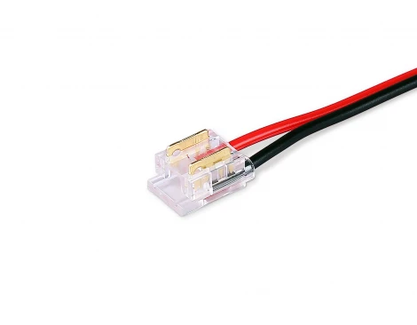 Соединитель гибкий односторонний COB 12/24V для лент 8/10mm (2 конт.) (10шт) Ambrella Illumination GS7375