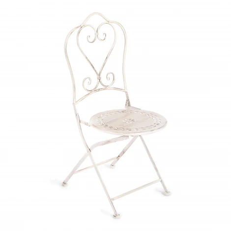 Комплект (стол + 2 стула) Secret de Maison Monique (mod. PL08-6241.6242) Античный белый (Antique White) (металл)