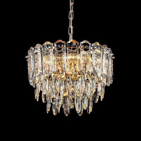 Подвесная люстра хрустальная Modelux MODELUX ML.7085.400 GD