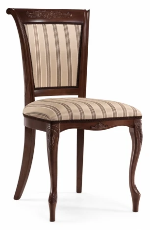 Деревянный стул Woodville Амбертин орех / агата полоса серая 505473