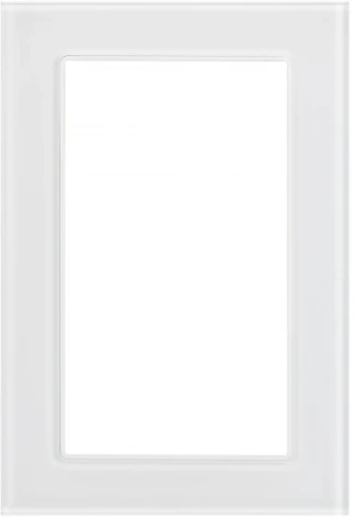 Рамка стеклянная FRM-GLARE-GS-D-WH (Arlight) 043789