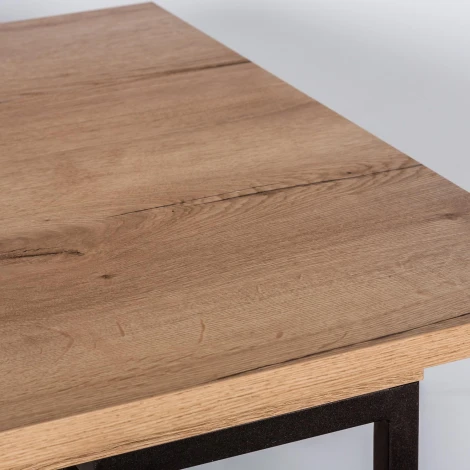 Стол раскладной обеденный R-Home Loft 120 Дуб натур