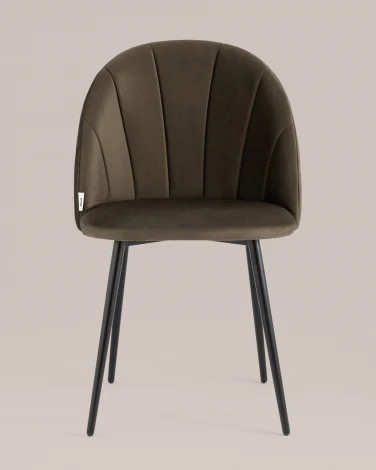 Стул Stool Group Логан велюр коричневый УТ000035441