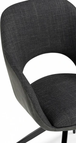 Стул на металлокаркасе Woodville Memfis graphite / black арт.15838