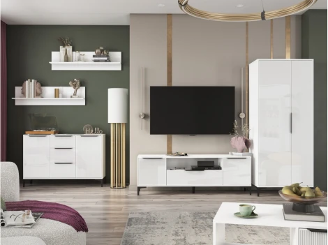 Тумба под телевизор Woodville Иадама Хандис (ЛДСП) арт.619892