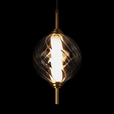 Подвесной светильник Loft It Helix 10421/B Smoke (LED, 220V, на проводе, шар)