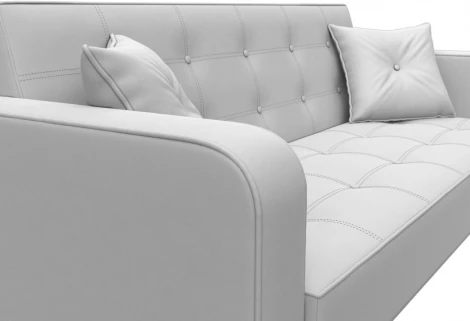 Диван-книжка Тур (Белый/Экокожа) Лига Диванов арт.121790