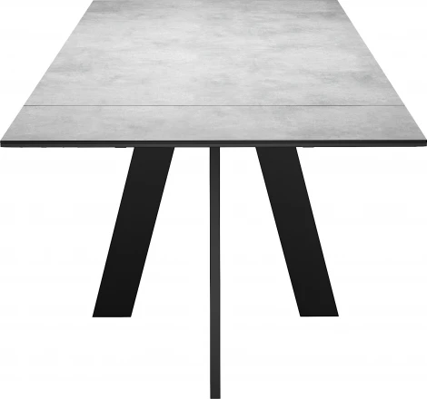Стол обеденный WINGS Северный камень/Черный, Черный арт.00-00075222