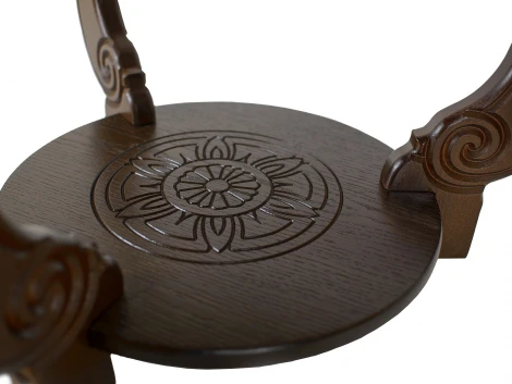 Стол журнальный Грация (М) темно-коричневый от фабрики Mebelik