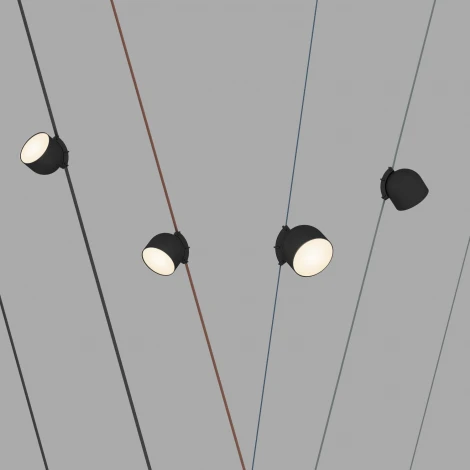 Трековый светильник 48V Denkirs Belty Spot DK5542-BK (LED)