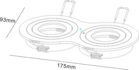 Встраиваемый точечный светильник Deko-Light Mira 110009 (220V, круглые)