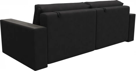 Диван прямой с декором Лига-049 НПБ Лига Диванов (Замша) арт.128410