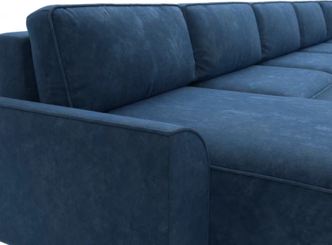 Диван п-образный Лига-048 НПБ МегаЛонг Лига Диванов (Велюр) арт.128322