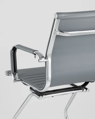 Кресло для посетителей TopChairs Visit серое УТ000001930
