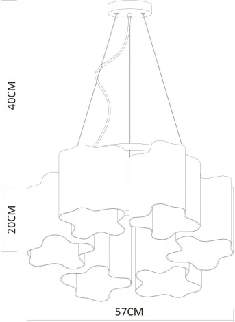 Подвесная люстра Arte Lamp Serenata A3479SP-6CC