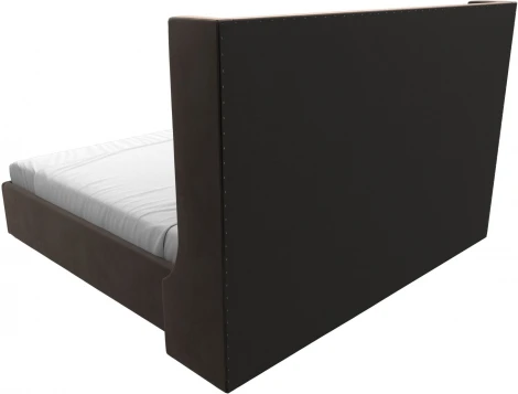 Кровать интерьерная Ларго 200 (Коричневый/Велюр) Лига Диванов арт.120747