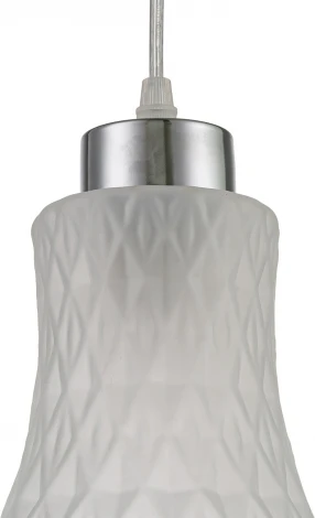 Подвесной светильник Escada Carnival 10193/1S Matt E27*40W Chrome/Matt (220V, на проводе, круглые)