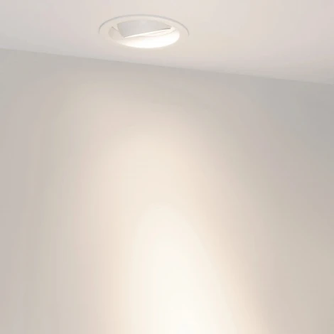 Встраиваемый светильник светодиодный MS-VORTEX-BUILT-R110-20W Day4000 (WH-WH, 20 deg, 230V) (Arlight, IP20 Металл) 057753