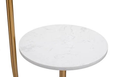 Торшер с мраморным столиком Garda Decor K2CPF-07258