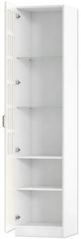 Витрина Mobi Ливерпуль белый / ясень ваниль 357761