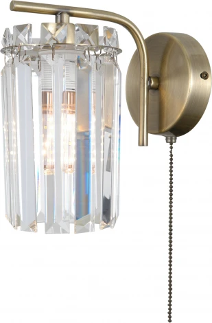 Бра хрустальное с выключателем Moderli Everly V10750-1W (220V)