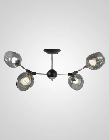 Потолочная люстра на штанге Мелодия Света SL1NP5698-4 BK+CR 000067866