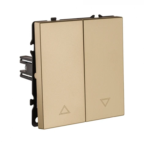 Механизм управления жалюзи 2-клавишный золотой Kollinger Eclipse EC-013GD