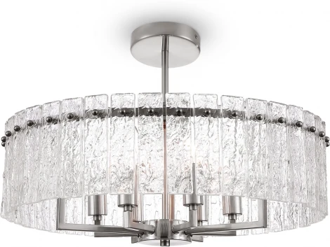 Потолочная люстра на штанге Freya Basilica FR5166PL-06N (220V, свеча, круглые)