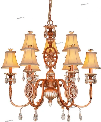 Подвесная люстра N-Light 707 707-09-52 antique silver + dark brown