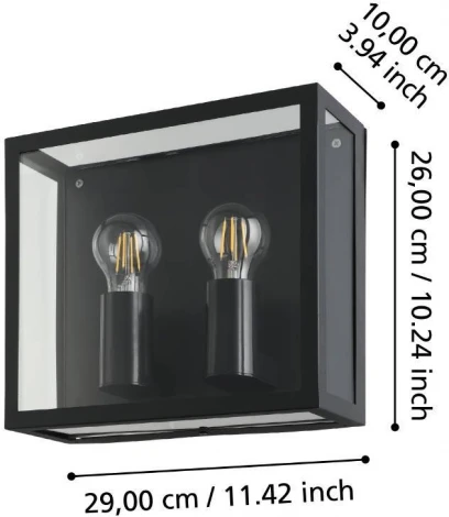 Настенный светильник уличный Eglo ALAMONTE 1 900698 (220V)