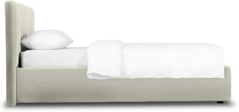 Кровать Queen Sofia 1600 Lux ОГОГО (арт.671732), (Ткань/Белый)