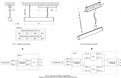 Подвесной светильник Светон Бриг 12-76-М-180-0/ПТ/О-4К80-П41 CB-C0410062 12 (LED, 220V, на тросе, IP41)